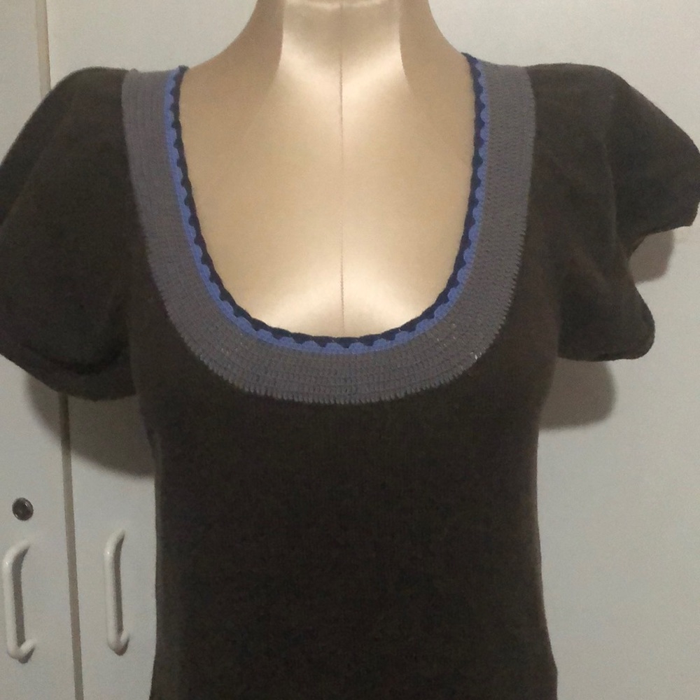 Banana Republic M, Brown sweater dress